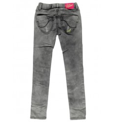 Legging tejano gris claro para niña Marca Retour