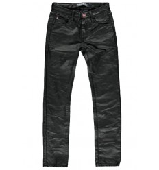 Pantalón negro tipo cuero Marca Retour para junior