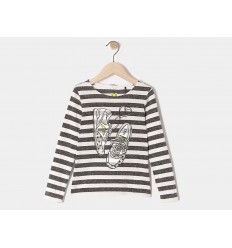 Camiseta de rayas anchas para niña Marca IKKS