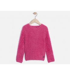 Jersey rosa fucsia de pelo para niña Marca IKKS