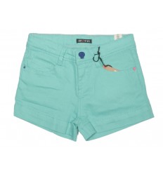 Short verde con vuelta para niña de Sorry for the Mess