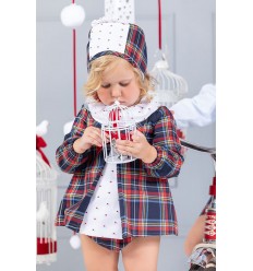 Jesusito escocés con tul de plumeti de Marta y Paula 